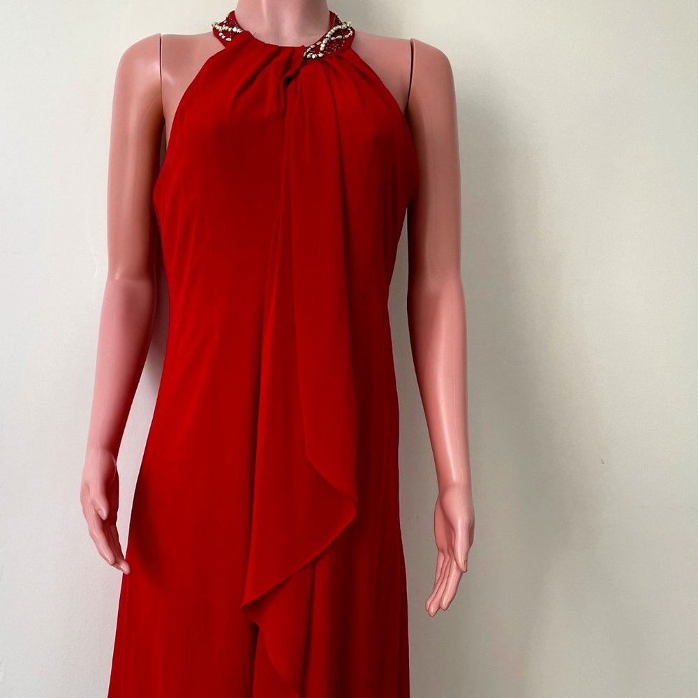 SLNY Red Dress
